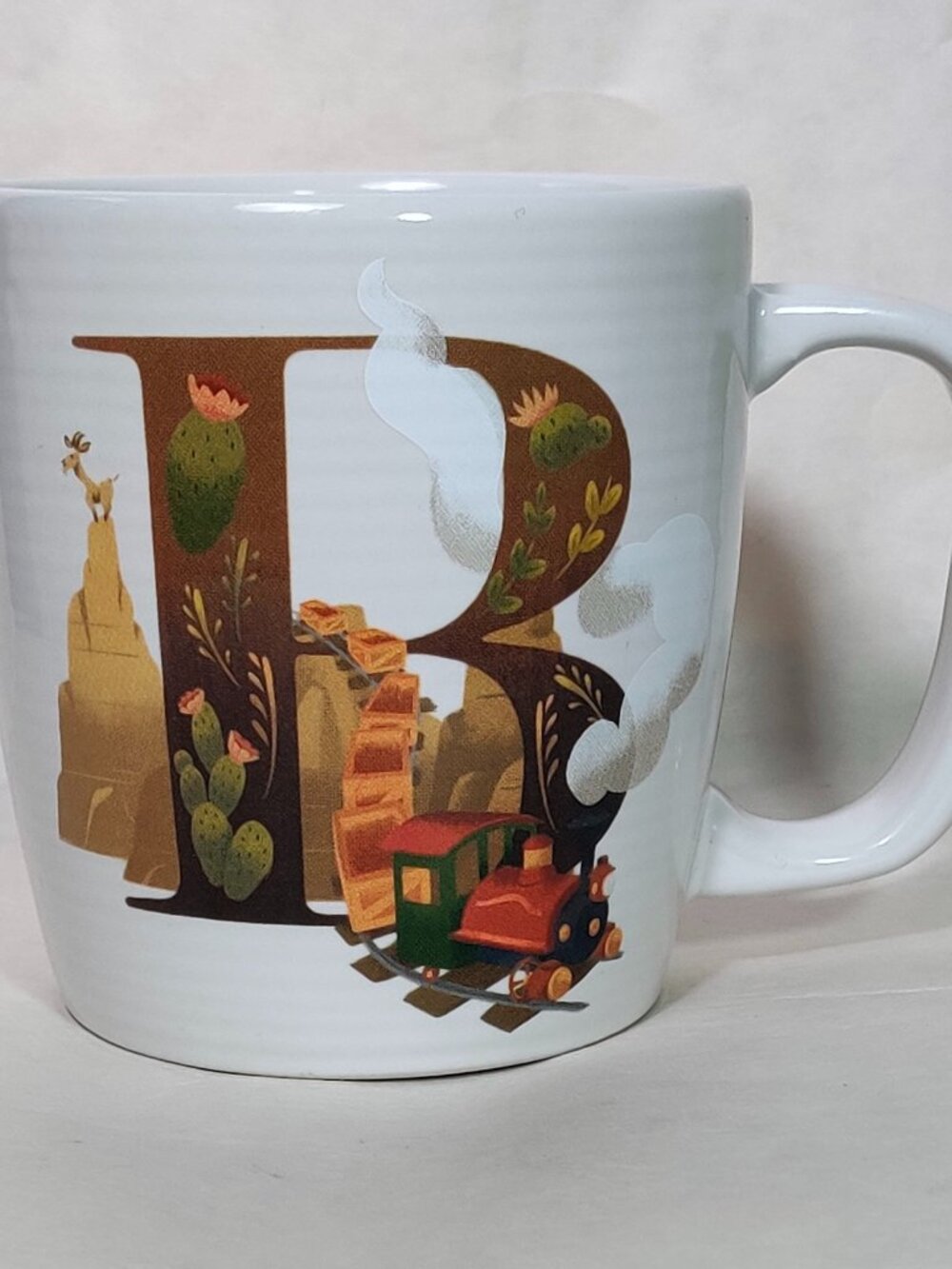 Disney Parks Letters Mug B for Big Thunder Railroad ABC Collection Frontierland